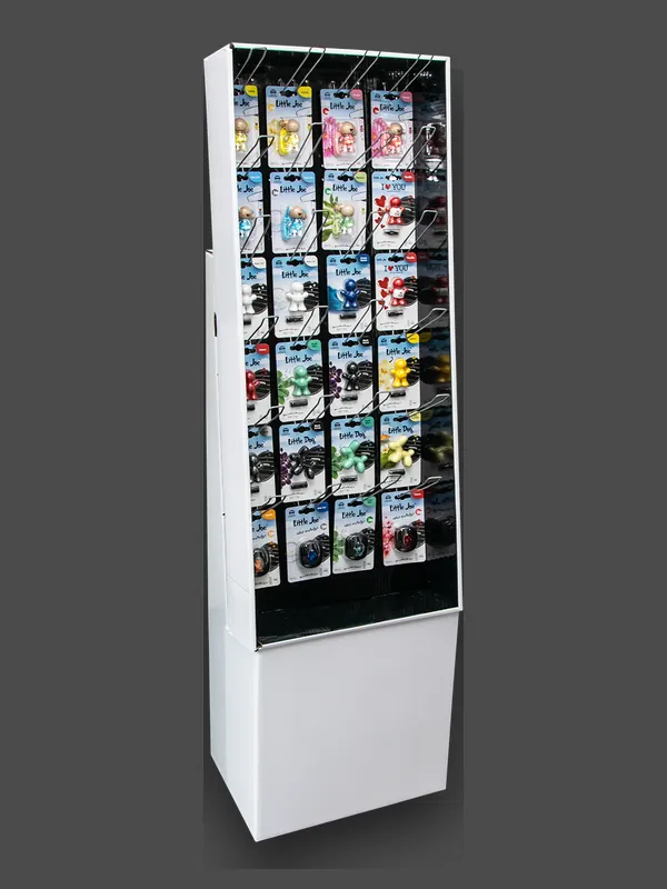 Metall-Bodendisplay mit Little Joe Duftbäumchen